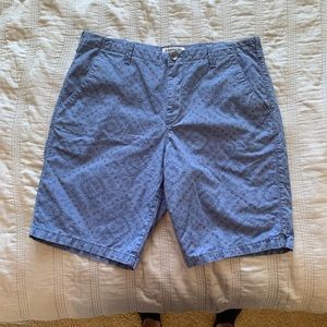 Express Blue Water Drop Shorts